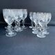 14 Meisenthal blown and engraved digestive glasses