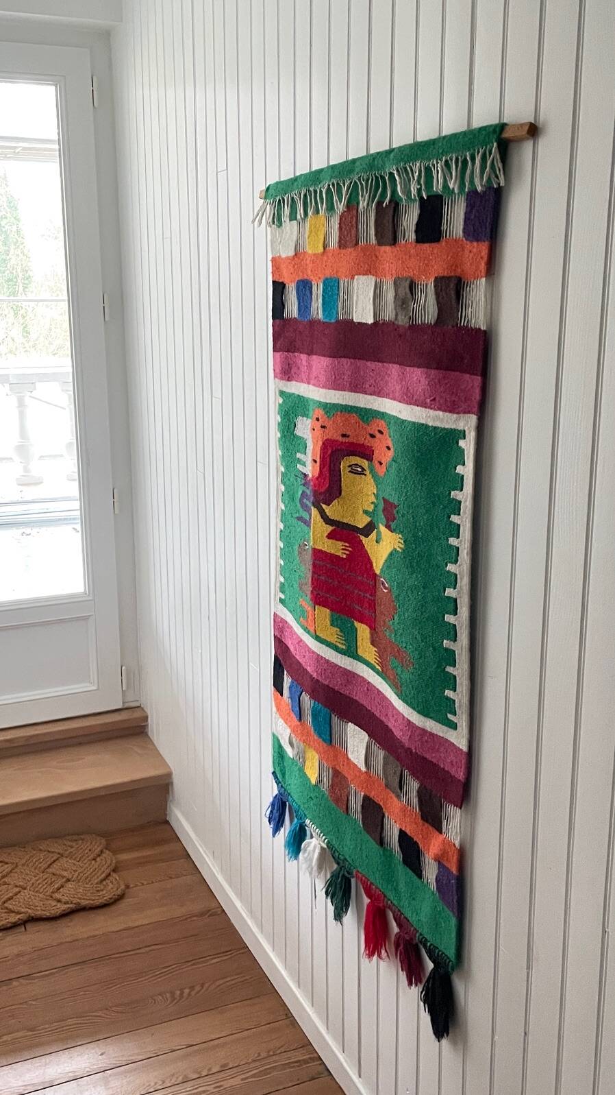Vintage mexican decorative tapestry