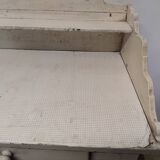 Old vintage wooden dressing table