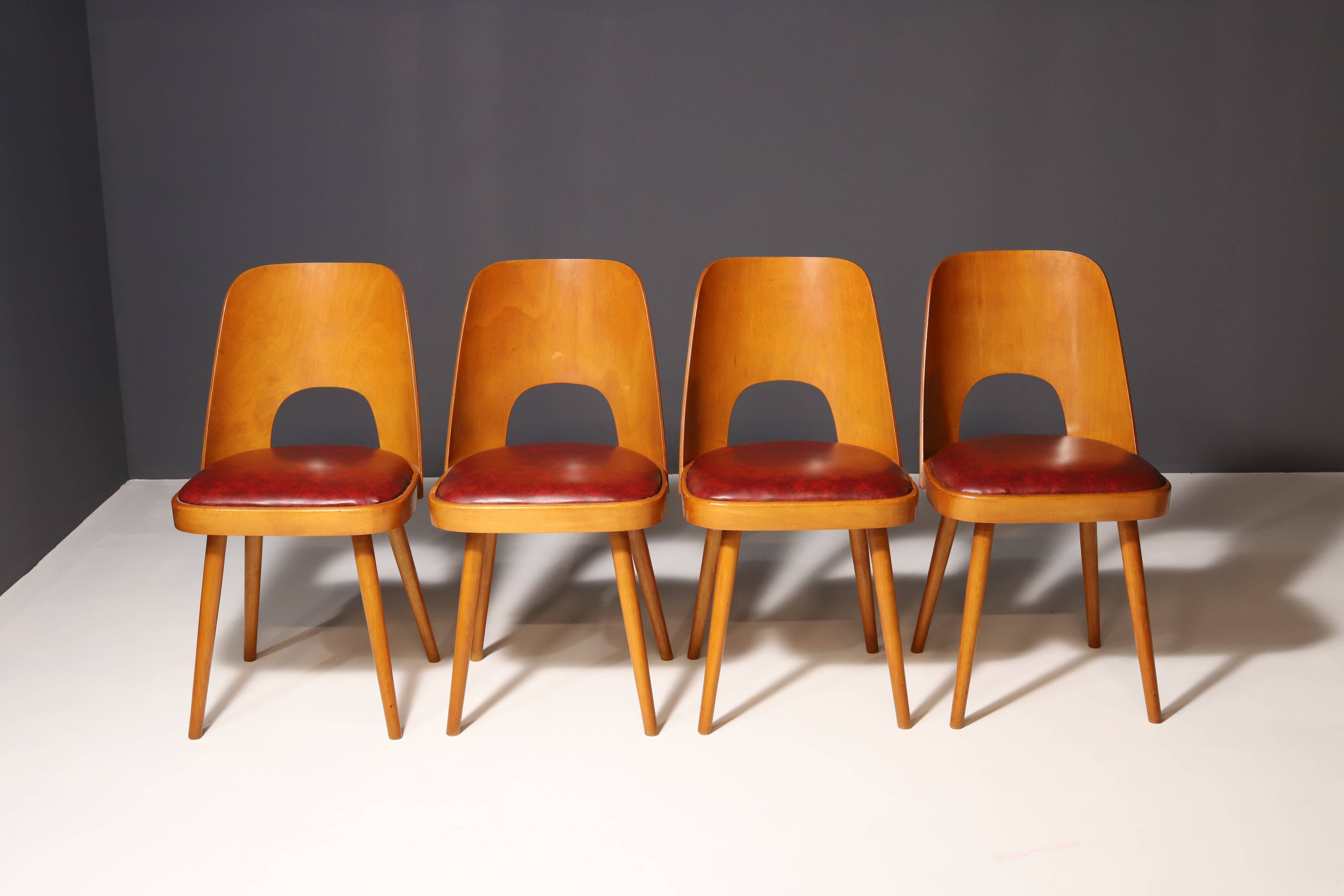 Mid Century dining chairs by Radomír Hofman, 1960´s, set of 4
