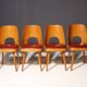 Mid Century dining chairs by Radomír Hofman, 1960´s, set of 4