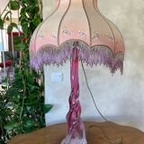 Lampe sur pied de verre