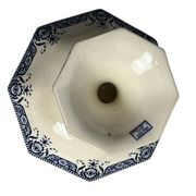 Art Nouveau, earthenware fruit bowl Sarreguemines model Sinceny around 1900