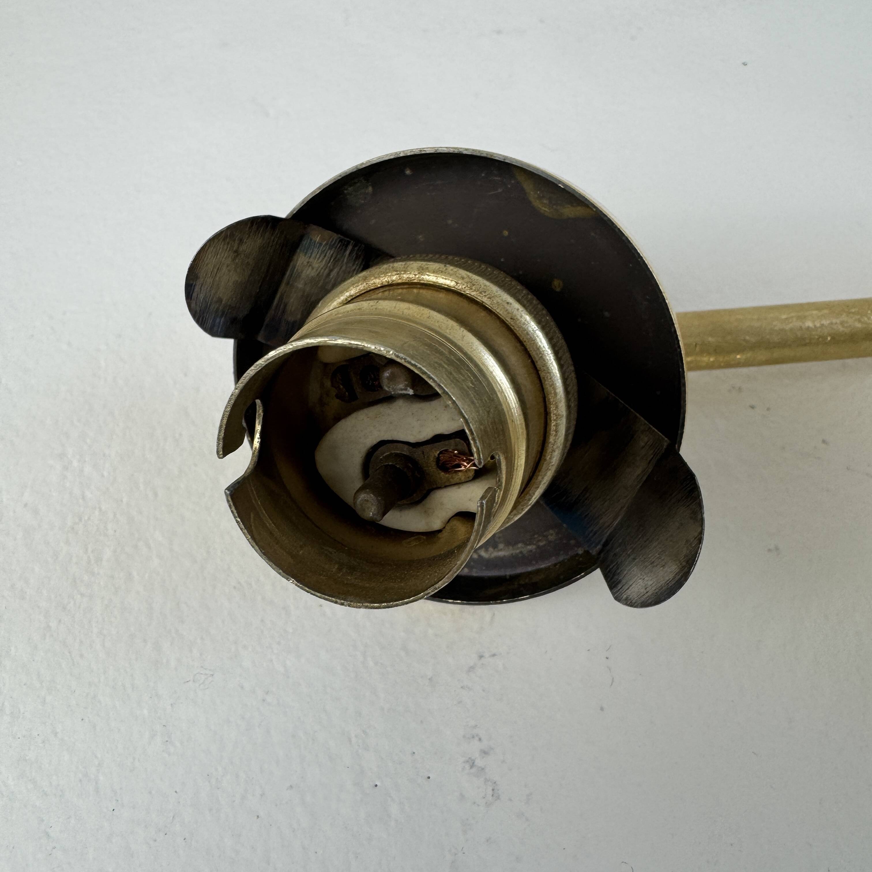 VINTAGE DIAMOND POINT WALL LIGHTS