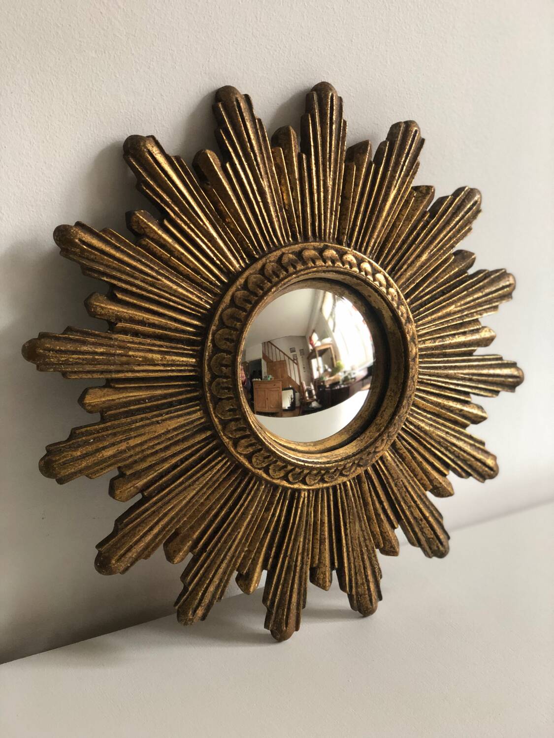 Antique sun mirror, witch's eye 1960