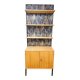 Modular furniture with vintage shelves year 1970