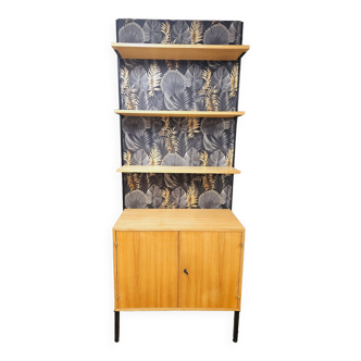 Modular furniture with vintage shelves year 1970