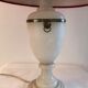 White marble lamp foot