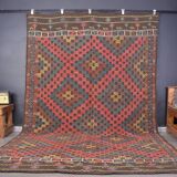 Oversize Anatolian Oushak Kilim Rug
