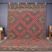 Tapis kilim Oushak anatolien surdimensionné