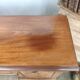 Walnut 4-door lion head sideboard