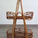 Rattan desserte from the 60s