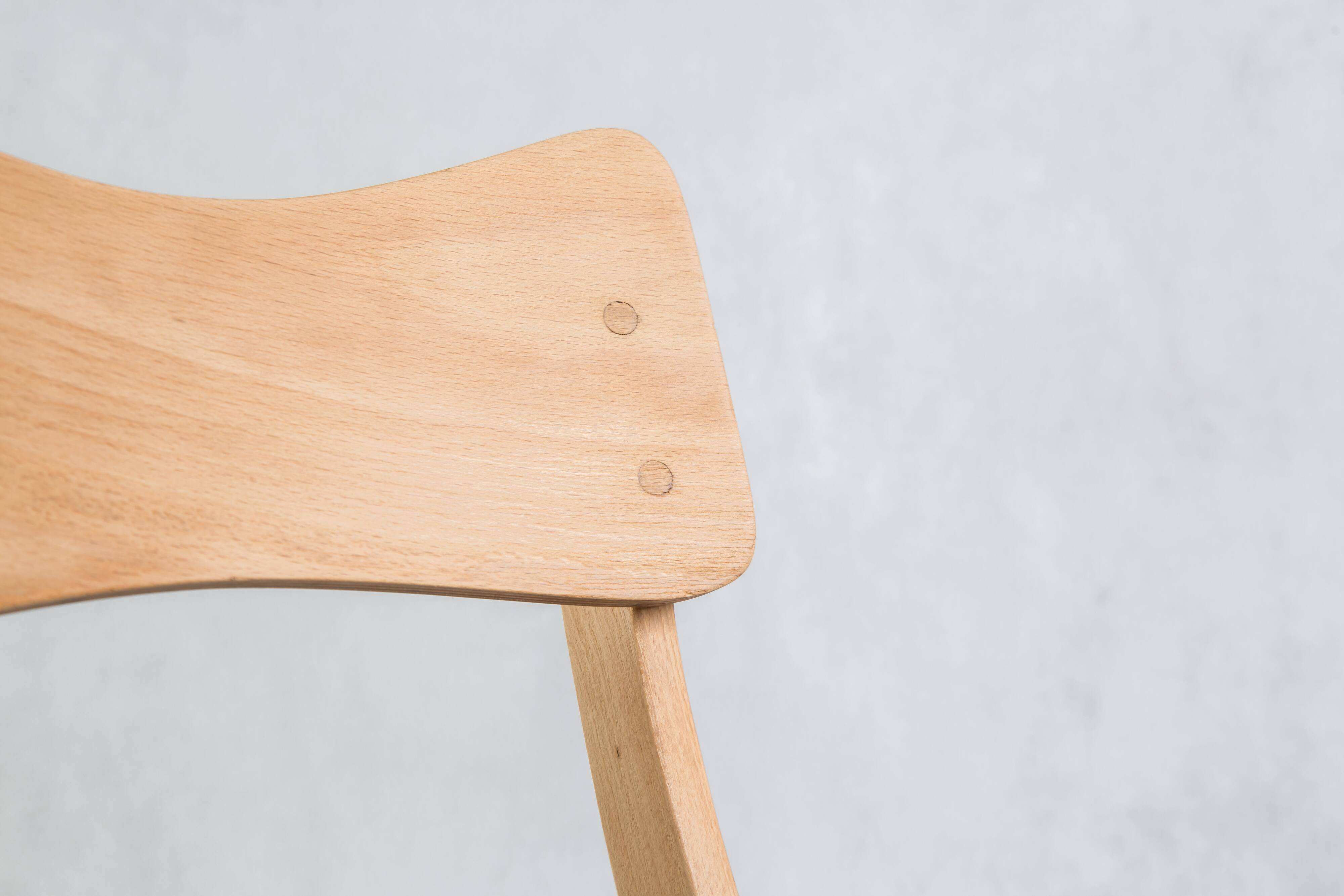 Set of 4 bumerang chairs from 1960s.