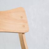 Set of 4 bumerang chairs from 1960s.