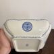 Old Dish Basket Vegetable Dish Earthenware Gien Rouen Renaissance Blue Model