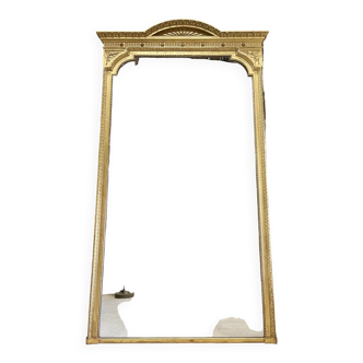 Mirror style Louis XVI gilded wood Napoleon III 2m75 x 1m48