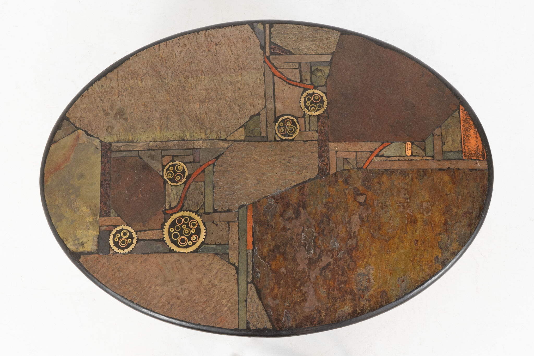 Table basse brutaliste par C. Kneip