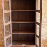 Armoire vitrée en teck ancien