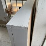 Library showcase ivory white sliding doors