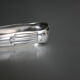 Art Deco-style silver metal sugar pinch 1930