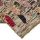 Tapis boho recyclé turc fait main 178 cm x 257 cm