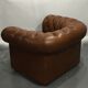 Fauteuil Chesterfield en cuir