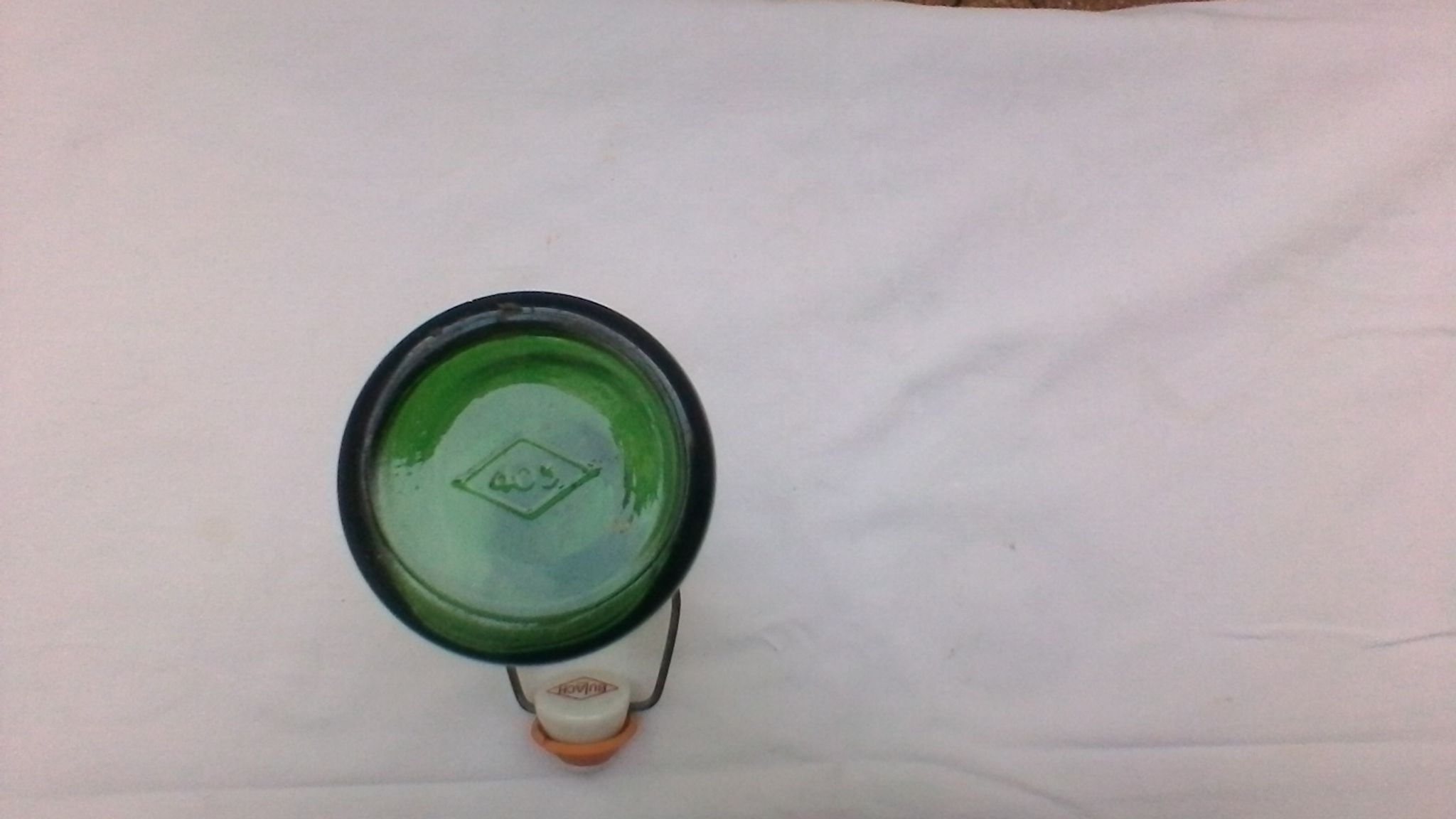 Paire de 2 bouteilles en verre Bulach