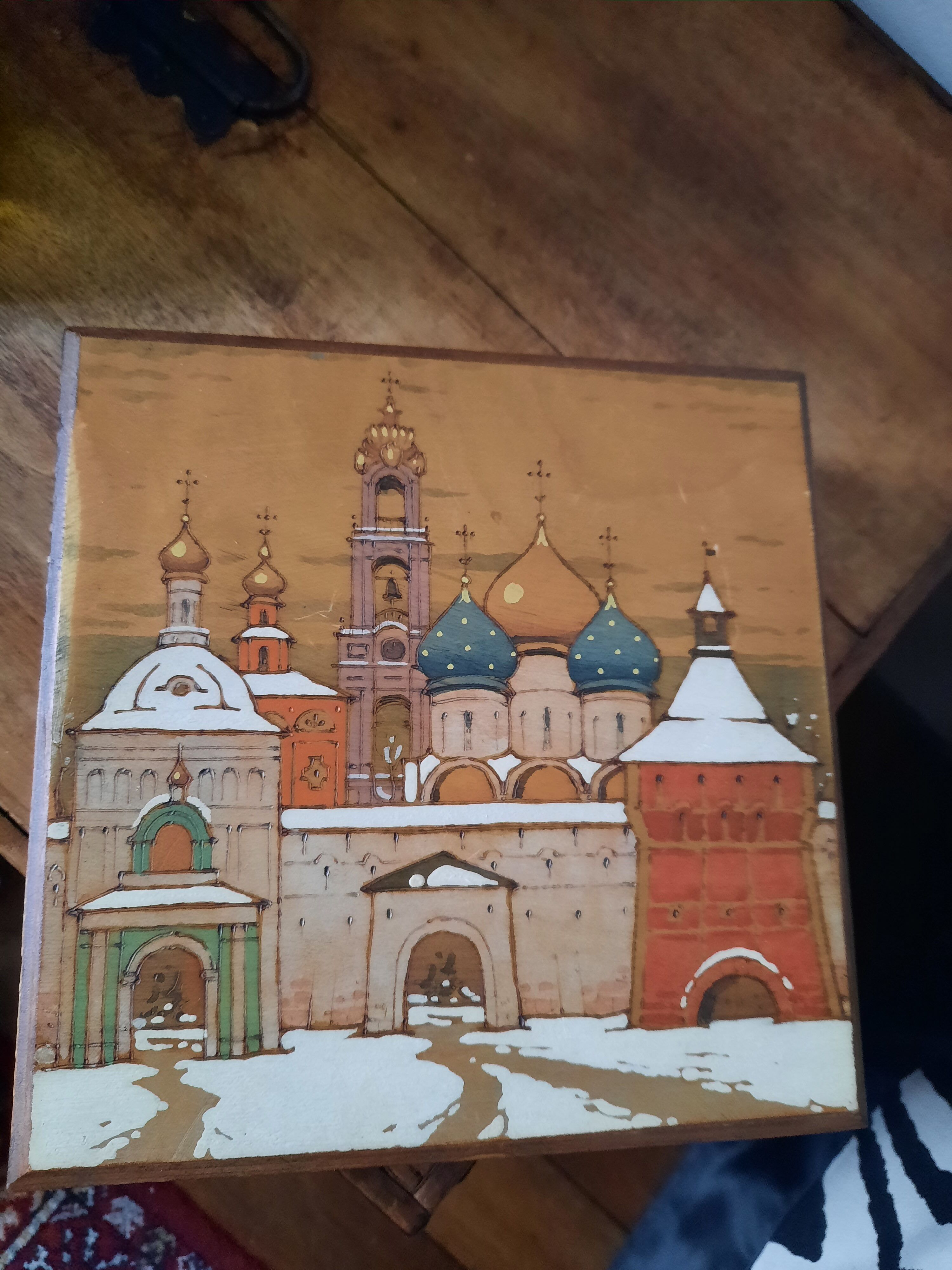 Boite a bijoux russe