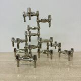 Large XL Candlestick by Fritz Nagel & Ceasar Stoffi and manufactured by BMF 1960’s nagelkandelaar