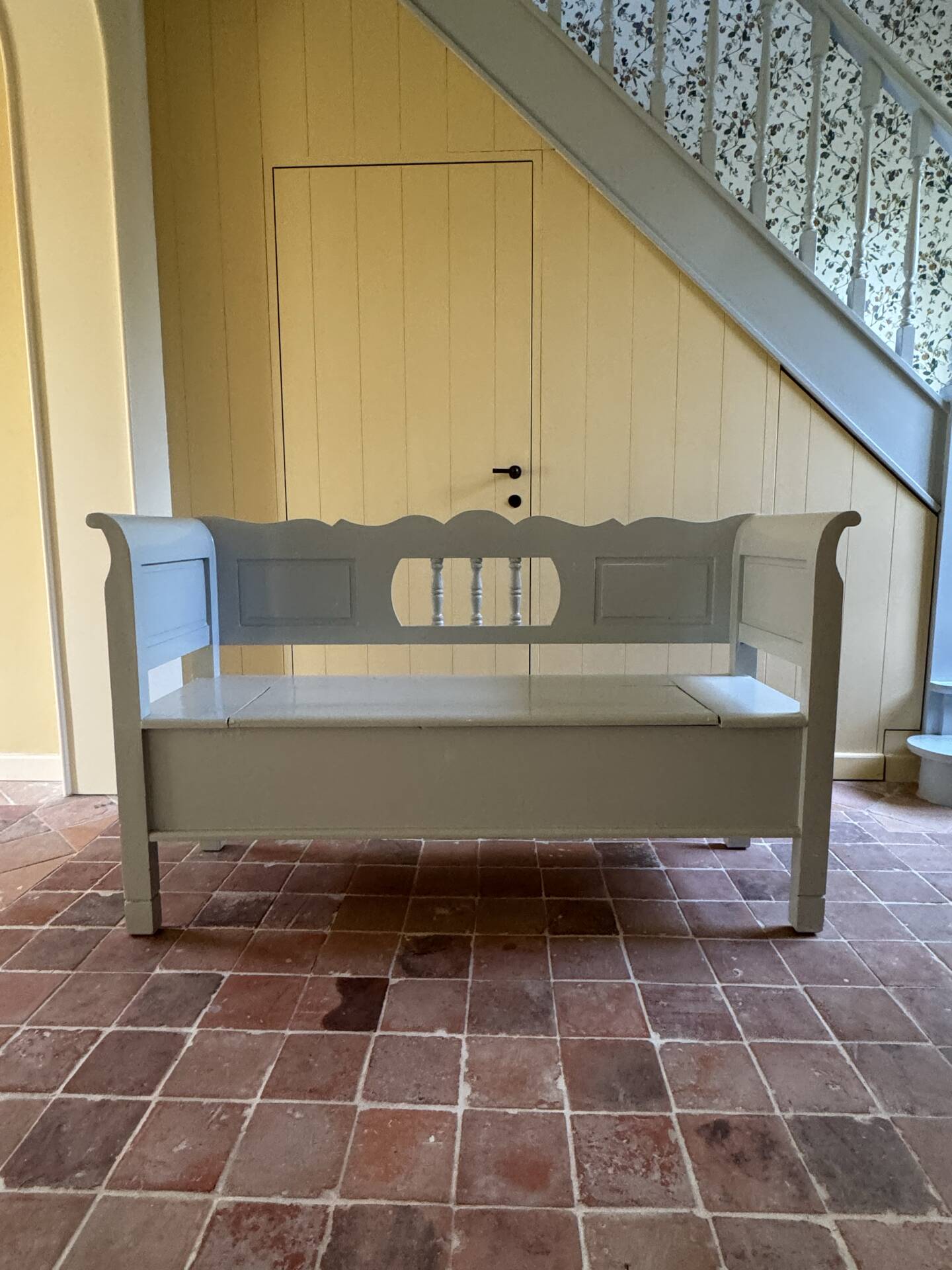 Wooden bench kitchen or hallway