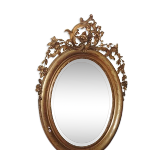 Miroir encadrement doré époque Napoléon III