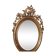 Miroir encadrement doré époque Napoléon III