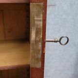 Ecole de Nancy : Grand buffet bibliothèque époque Art Nouveau en acajou