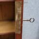 Nancy School: Large Art Nouveau mahogany bookcase buffet
