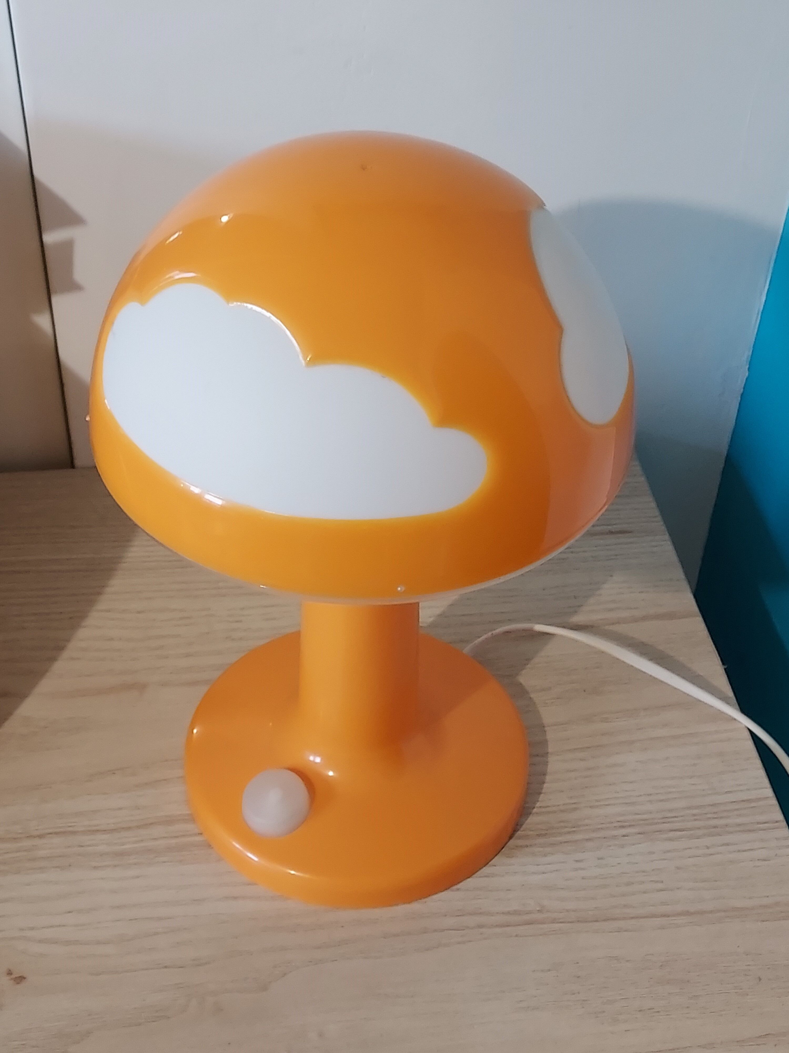 Orange ikea Skojig lamp