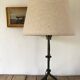 Brutalist wrought iron lamp base