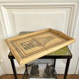 Vintage bamboo plateau