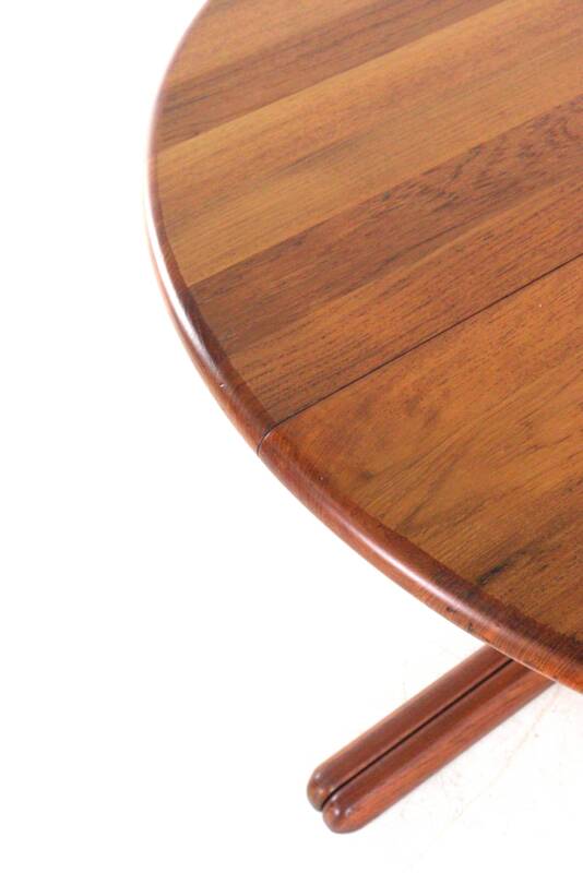 Table à manger extensible ronde 2x 'Gistrup' danoise