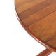 Table à manger extensible ronde 2x 'Gistrup' danoise