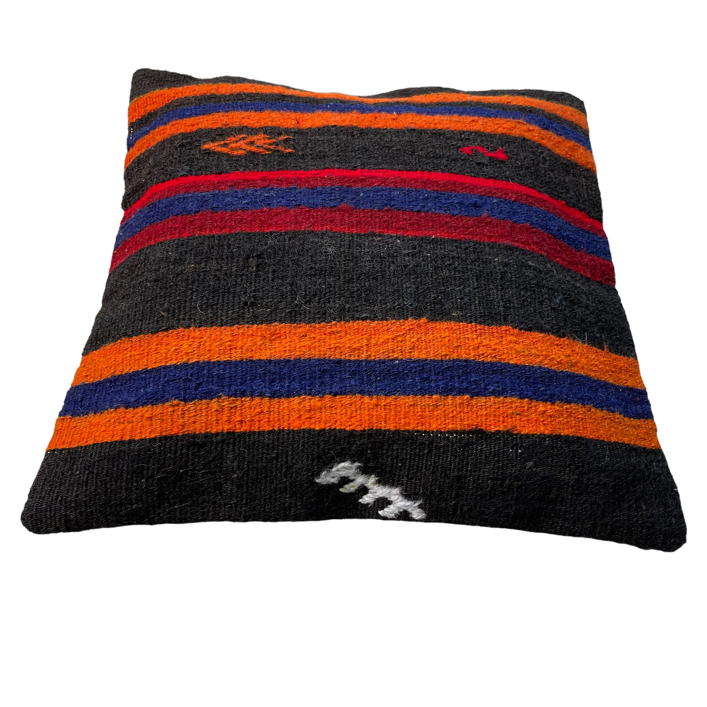 Housse de coussin kilim turc vintage, 40 x 40 cm
