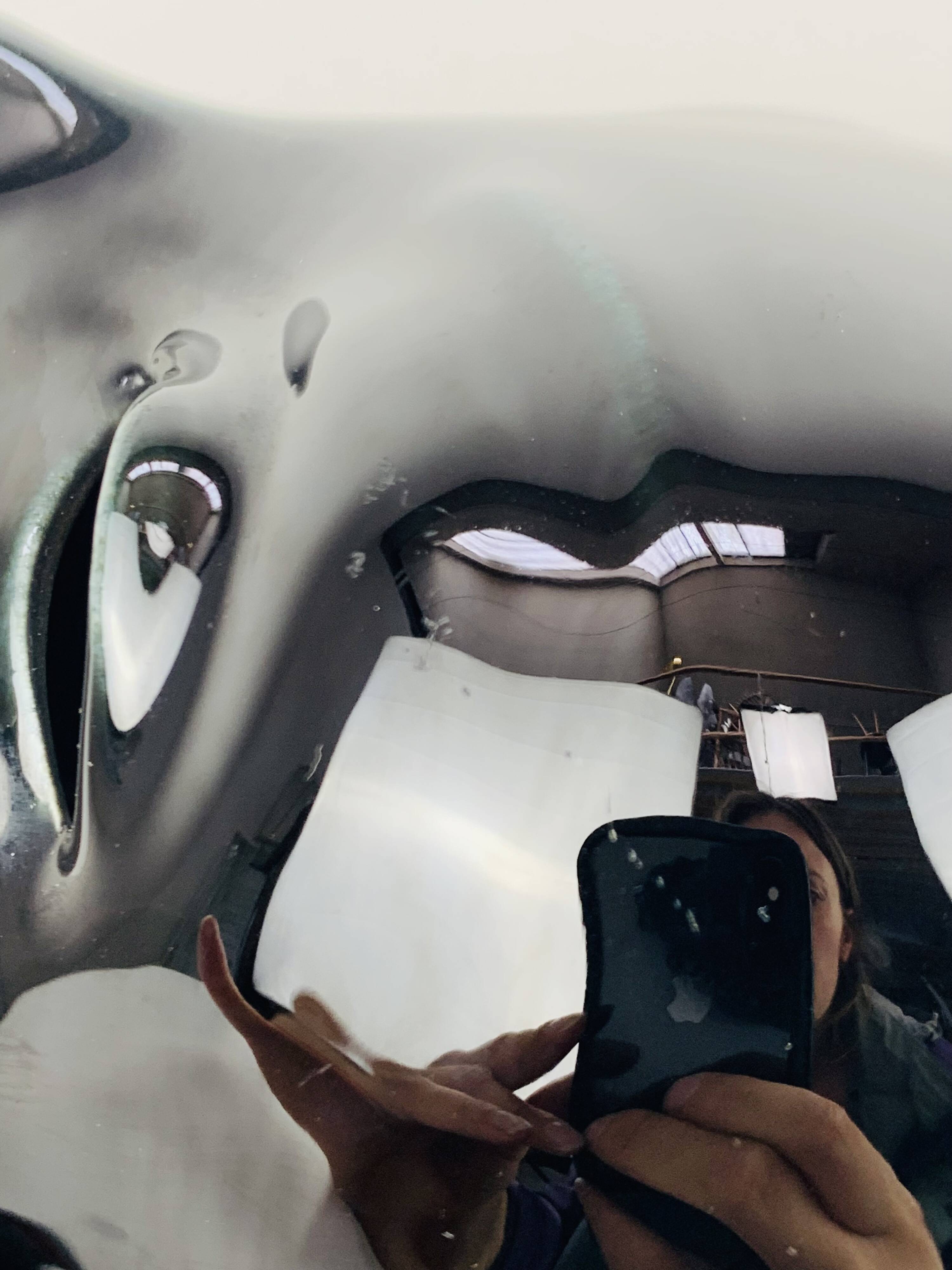 Art Deco ceramic head by Eduard Hermanutz, Villeroy & Boch, mask