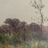 Combe Velluet, Watercolor landscape, nineteenth century