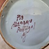 Alcobaça vase with handles, Portugal pottery