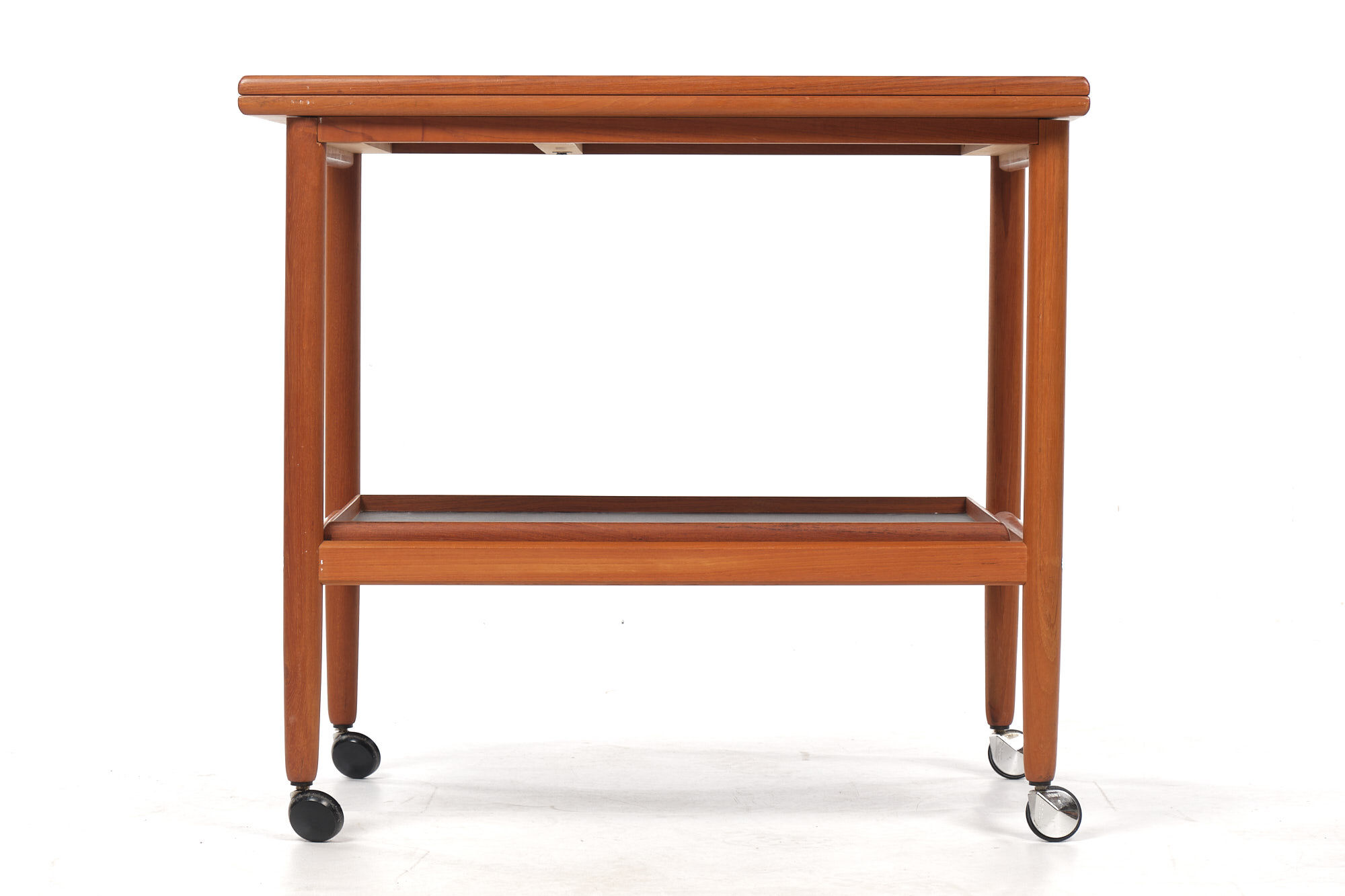 Tea cart with folding table top, Poul Jeppesen, Denmark, circa 1965