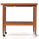 Tea cart with folding table top, Poul Jeppesen, Denmark, circa 1965