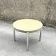 Extendable round table, gingham tile patterns late 1970 - Ø100