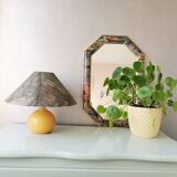 Yellow ceramic table lamp 1980