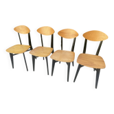 4 Scandinavian chairs type Kneuzzargenstull