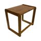 Vintage set of three pine side tables nesting tables nest of tables 1970s