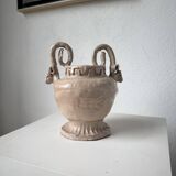 Ceramic bowl with ram heads